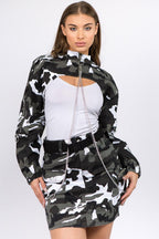 American Bazi Camouflage Cropped Jacket with Chains Long Sleeve City Camo 82fdac17-00ee-4d5a-b1b0-82d9edd3b87e-Max Trendsi