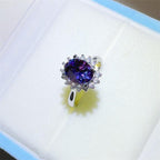2 Carat Ring 925 Sterling Silver Oval Moissanite Zircon Jewelry 8316fd4a-e25e-42d0-a322-5117eca21859-Max Trendsi