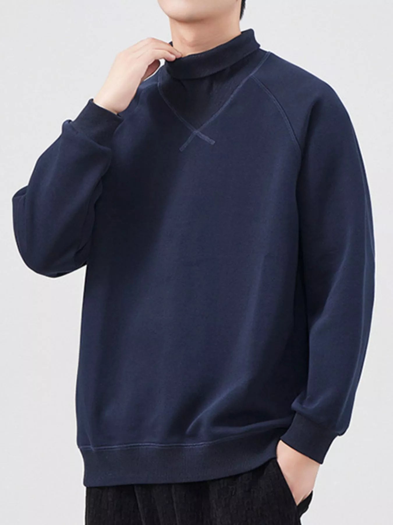 Men's Cotton Sweatshirt Turtleneck Long Sleeve Oversized Pullover 834e730e-72a1-4a3c-a487-143e1e170ae3-Max-Origin Trendsi