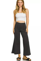 Zenana Pintuck Pants Womens Black Heavy Ponte Elastic Waistband 83b4d0f3331c4c2d9ddde1371884e244-Max-Origin Trendsi