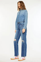 Kancan Women's Boyfriend Jeans Ultra High Rise 90's Distressed Denim Pants 83e68878274b4afc9f0c513d7dfd9676-Max-Origin Trendsi