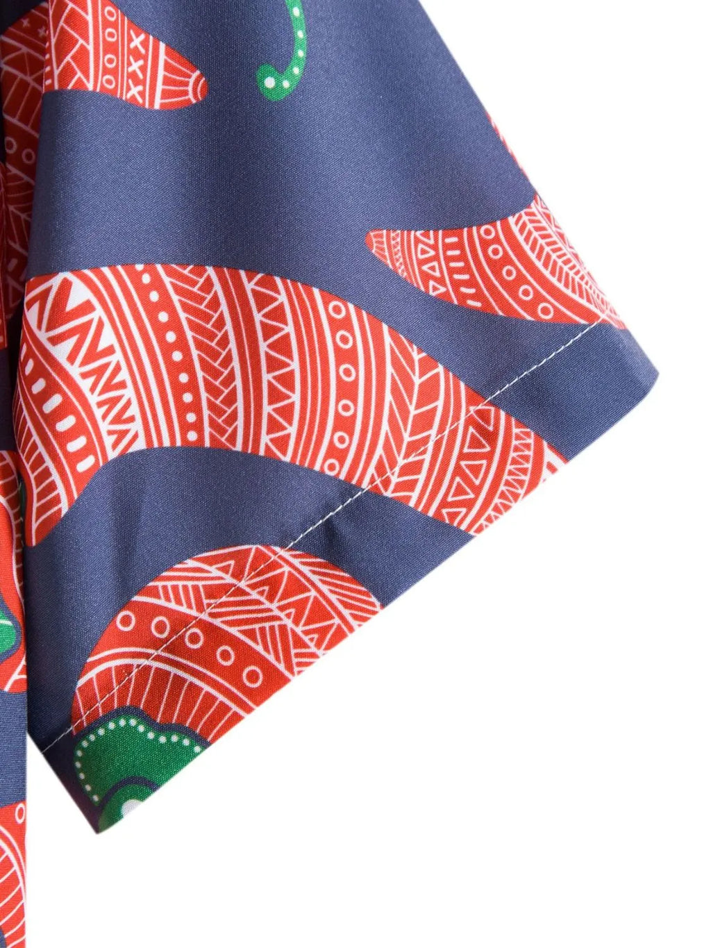 Men's Shirt Pepper Printed Buttoned Short Sleeve Top 84725b00-7eb2-4a4a-b36c-97a608aa01aa-Max-Origin Trendsi