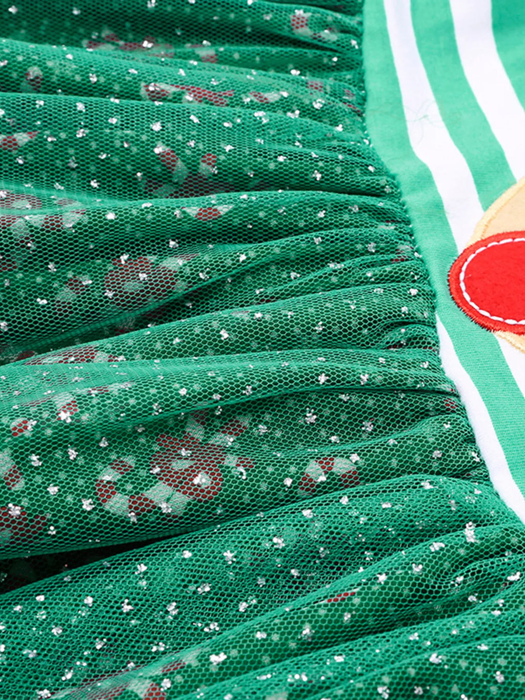 Christmas Grl's Dress Turquoise Reindeer Applique Striped Long Sleeve for Children 867343d6e44e4f6b8848544d9c9ad9d7-Max-Origin Trendsi