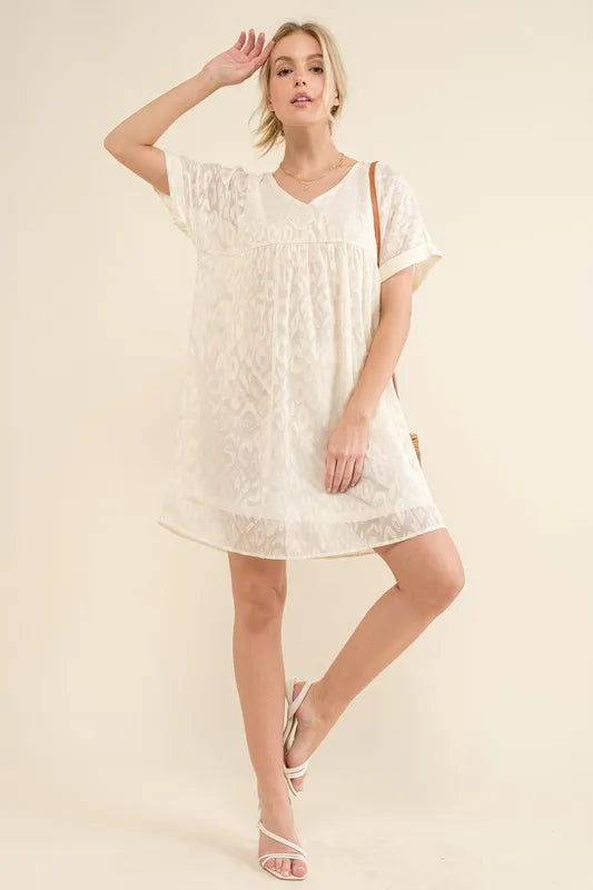 And The Why Mini Dress White Leopard Baby Doll Casual Short Sleeve 869eb3d082914d06a27a9a509c8750c6-Max-Origin Trendsi
