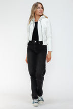 Snobbish Faux Leather Women White Zip Pockets Hooded Basic Jacket 870e86d8-bfaa-46f3-a130-a4242ab7bf1a-Max_9610262e-fe4d-4c3a-a651-a77589c6245d Trendsi