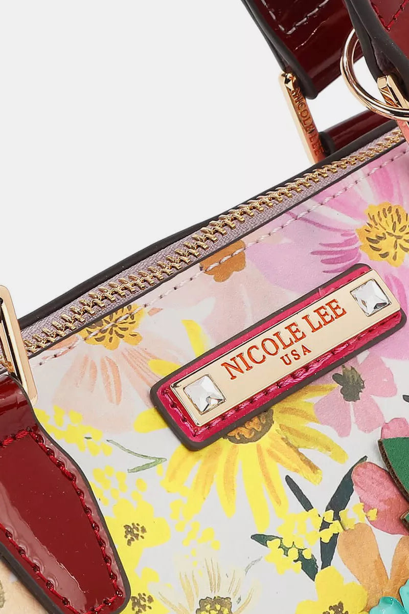 Nicole Lee USA Handbag Floral Dreams Blossom Nicole Lee Dome Bag 874f3946-26dc-4688-a0b2-8d525ed971d1-Max-Origin Trendsi
