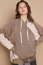POL Hoodie Floral Patchwork Hooded Distressed Oversized Pocketed Long Sleeve 883c1464-ba63-4802-9ed9-53ab34967442-Max Trendsi