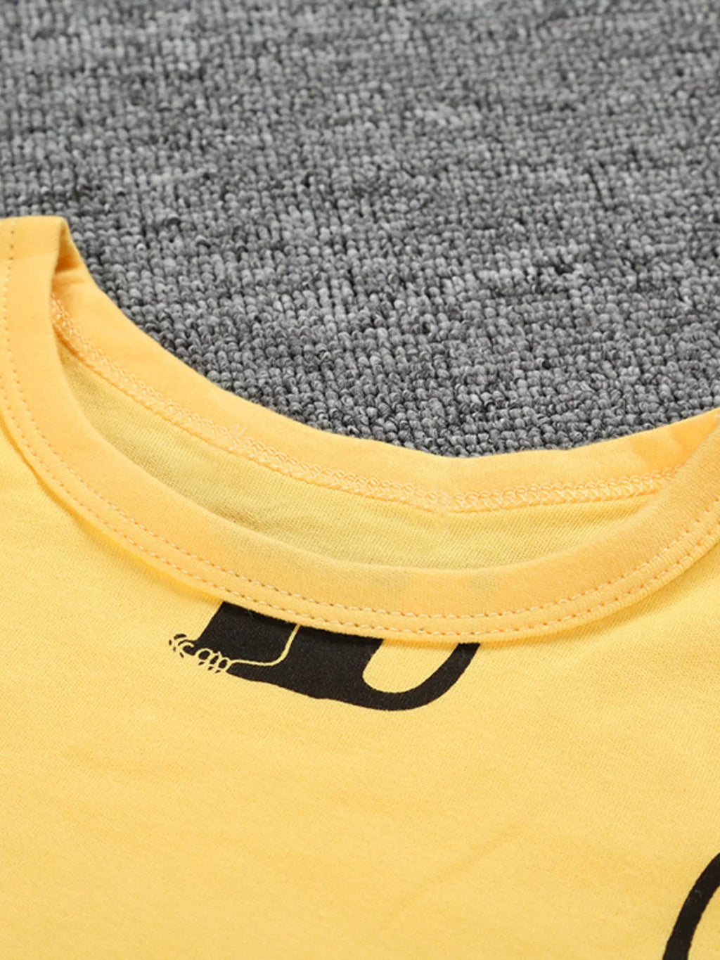 Children's Set Top and Pants Cute Cat Print Long Sleeve Yellow 2 Pcs 8a7d9f512c124070bdbab999e98ea297-Max-Origin Trendsi