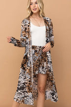And The Why Outfit Set Leopard Animal Print Kimono and Shorts Set LEOPARD 8aa305fe80f3435bae16f9fc9b922ae4-Max-Origin Trendsi