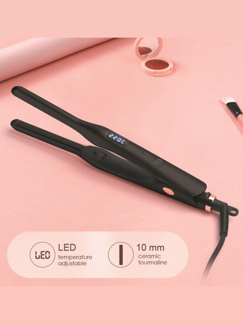 LED Temperature Adjustable Hair Straightener with Anti-Scald Technology