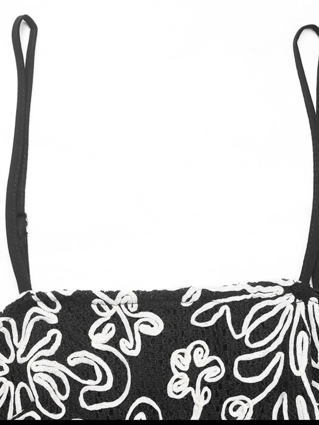 Midi Cami Dress Black Smocked Ruched Embroidered with Pockets 8b3d9ea7-b4ce-46b3-8b25-d7cc02b9e730-Max-Origin Trendsi