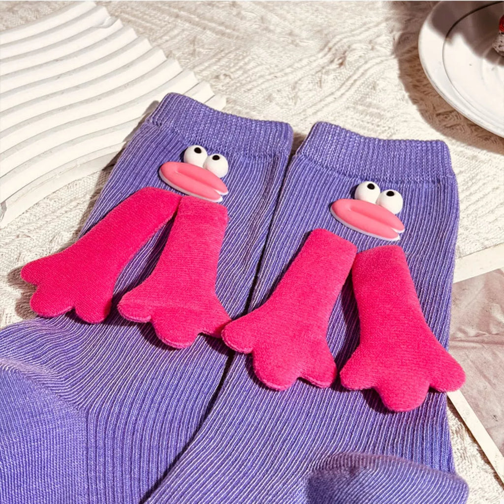 Women's Crew Socks Cartoon Ribbed Knit Cute Funny Accessories Lavender One Size 8b48c8fa-cc93-41f2-8ad9-aa09cb688344-Max-Origin Trendsi