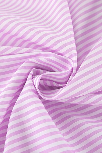 Striped Pink Shirt Women's Collared Patch Pocket Long Sleeve Casual Top 8b92c343-4a67-4441-ae1a-bca7035e1a25-Min Trendsi