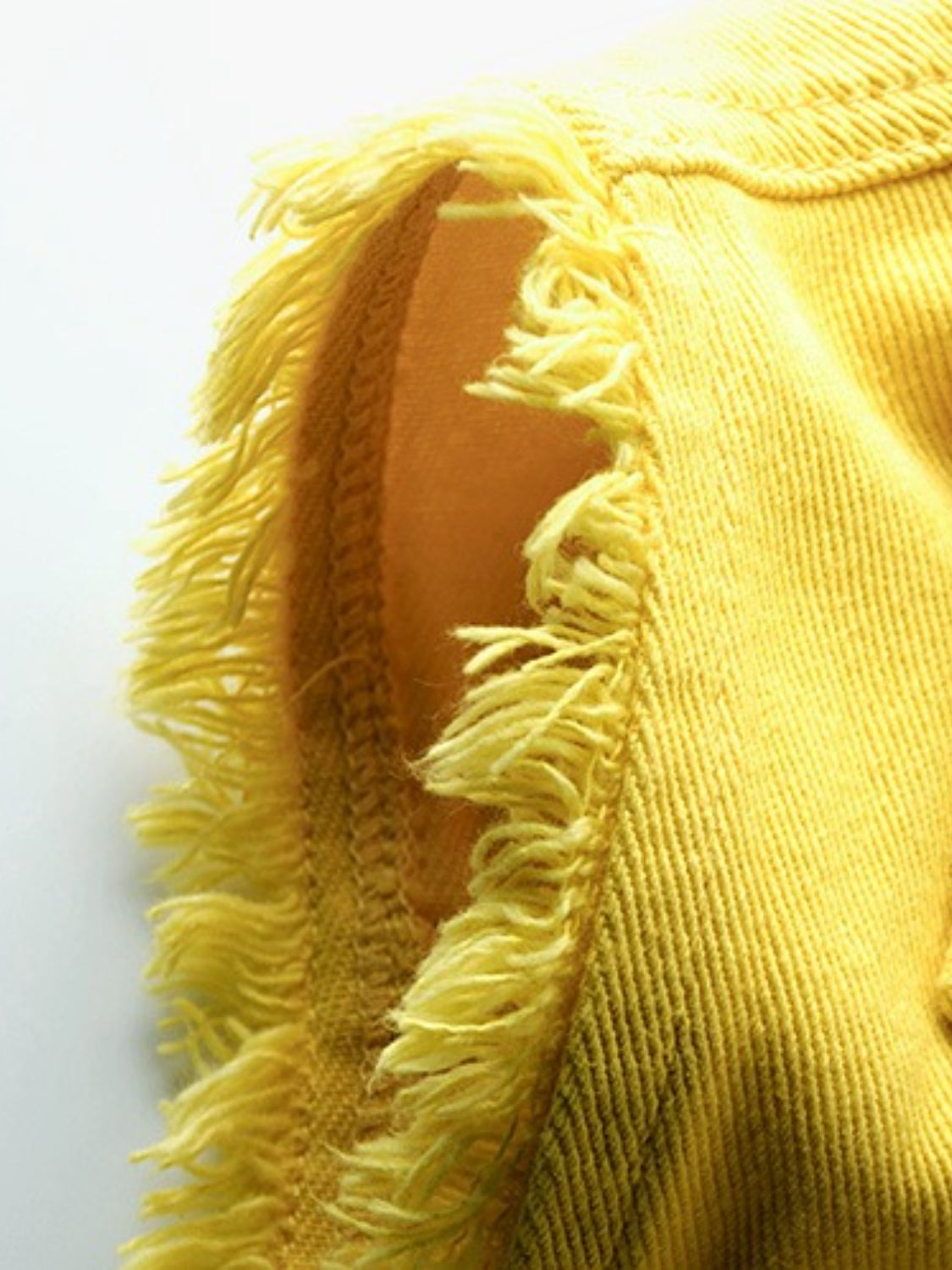 Denim Jacket Women's Raw Sleeveless Flap Pockets Plus Sizes S-5XL 8c7e0410-30f8-47a8-84f2-4d6a9a4e8383-Max Trendsi