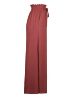 Perfee Wide Leg Pants Frill Tied Waist Women Rust Trousers with Pockets 8d1453a6-2410-4b1f-ad5e-b41febebd9a5-Max Trendsi