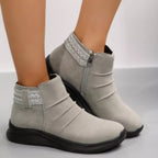 Women's Platform Boots Suede Stylish Round Toe for All Occasions Shoes 8dac1e6567c04ecaae679766445d84c1-Max-Origin Trendsi