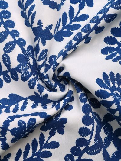 Perfee Jumpsuit Blue Floral Smocked Tube Strapless Wide Leg Belted High Waist 8f281da9-9c81-44c8-a33a-297a136cb5f7-Min Trendsi