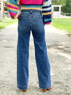 Women's Jeans Medium Washed Straight Leg Denim Pants for Everyday Comfort S-2XL 8f3b1118-3f17-4710-9f6b-e0cbf4b4e73f-Min Trendsi