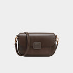 Flap Crossbody Bag with Adjustable Strap, Medium Size, PU Leather