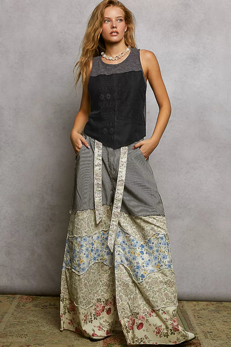 POL Ribbed Round Neck Cropped Tank with Lace Detail 8f766958-e614-4166-a969-b0cfe514c63c-Max-Origin Trendsi