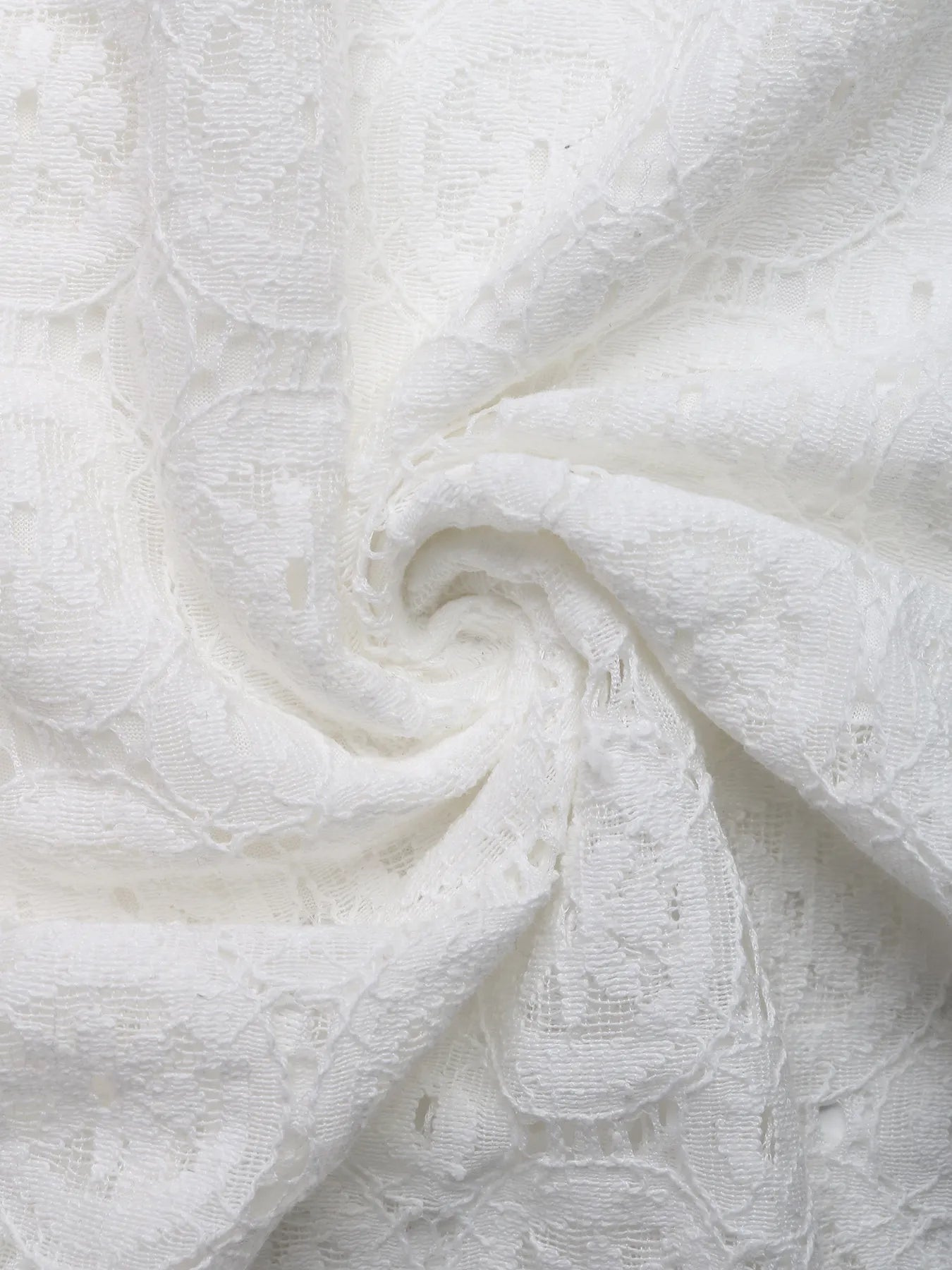 Midi Dress White Crochet Lave Floral Long Sleeve Zipper Lined 90ab721117944202961a121becf5d929-Max-Origin Trendsi