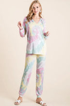 BiBi Tie Dye Casual Pants French Terry Lavender Multi Pocketed Jogger 918c2f545c0e42ec8358d5fc05cfa758-Max-Origin Trendsi