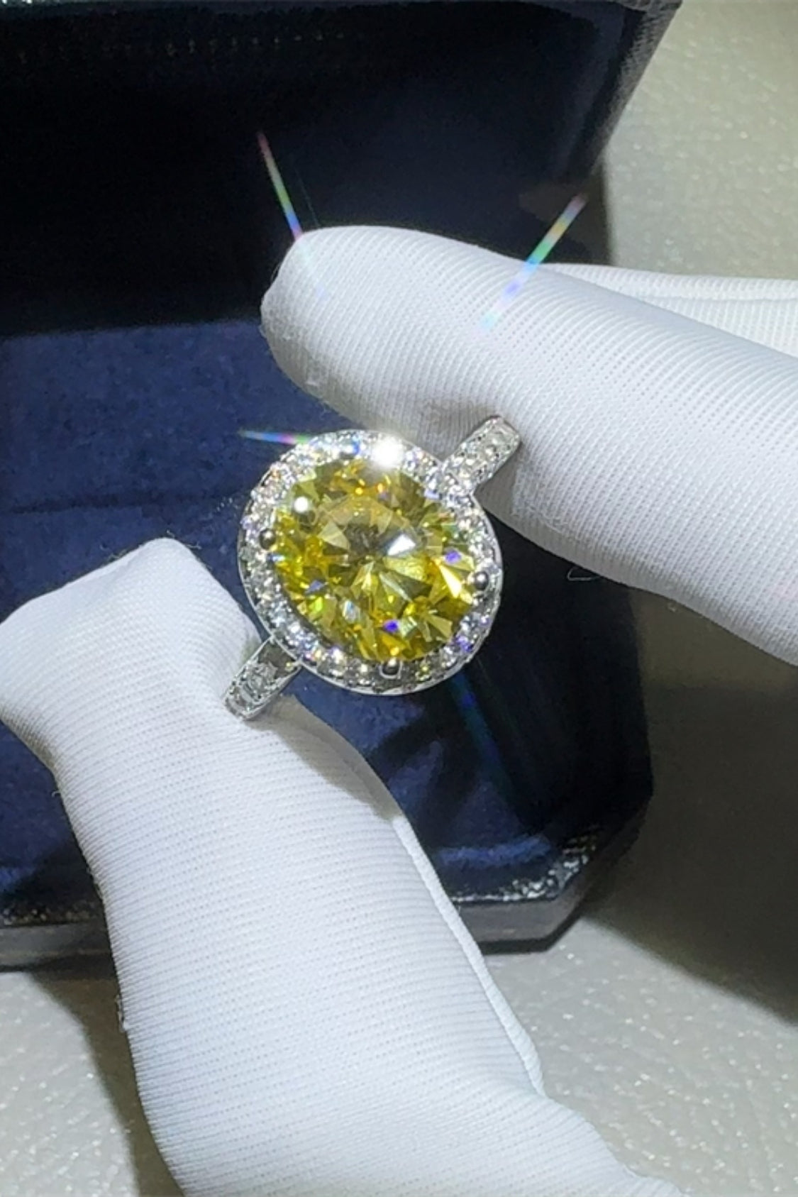 3 Carat Ring Moissanite Stone 925 Sterling Silver Women Jewelry with Box 926ff5dc-2904-429d-8d9c-2534acb75a68-Max Trendsi