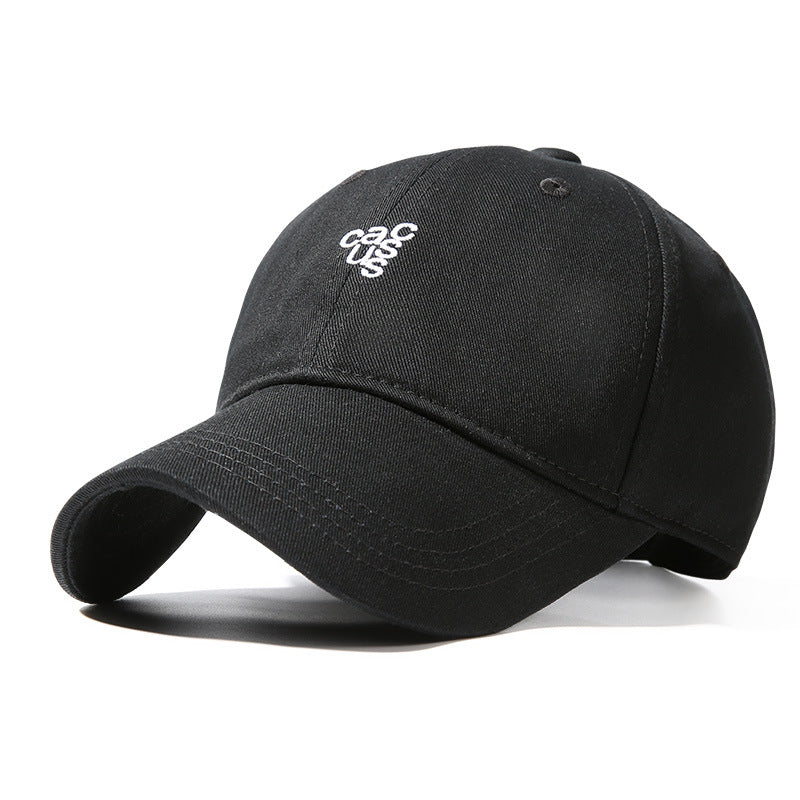 Embroidered Casual Cotton Baseball Cap - One Size