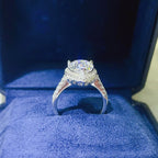 Silver Ring 2 Carat Moissanite White Teardrop Stone 925 Sterling Jewelry 929f3eda-72a2-462a-afb2-0f12fdaba11c-Max-Origin Trendsi