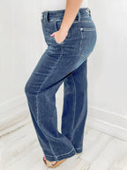 Women's Jeans Medium Washed Straight Leg Denim Pants for Everyday Comfort S-2XL 92c3545f-2eab-4448-bbed-02c2f189919d-Min Trendsi