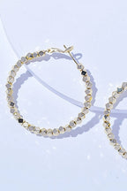 Hoop Earrings Alloy Round 3D Effect Jewelry 92e82f65-c755-45d4-a834-10cb5bd010d5-Max Trendsi