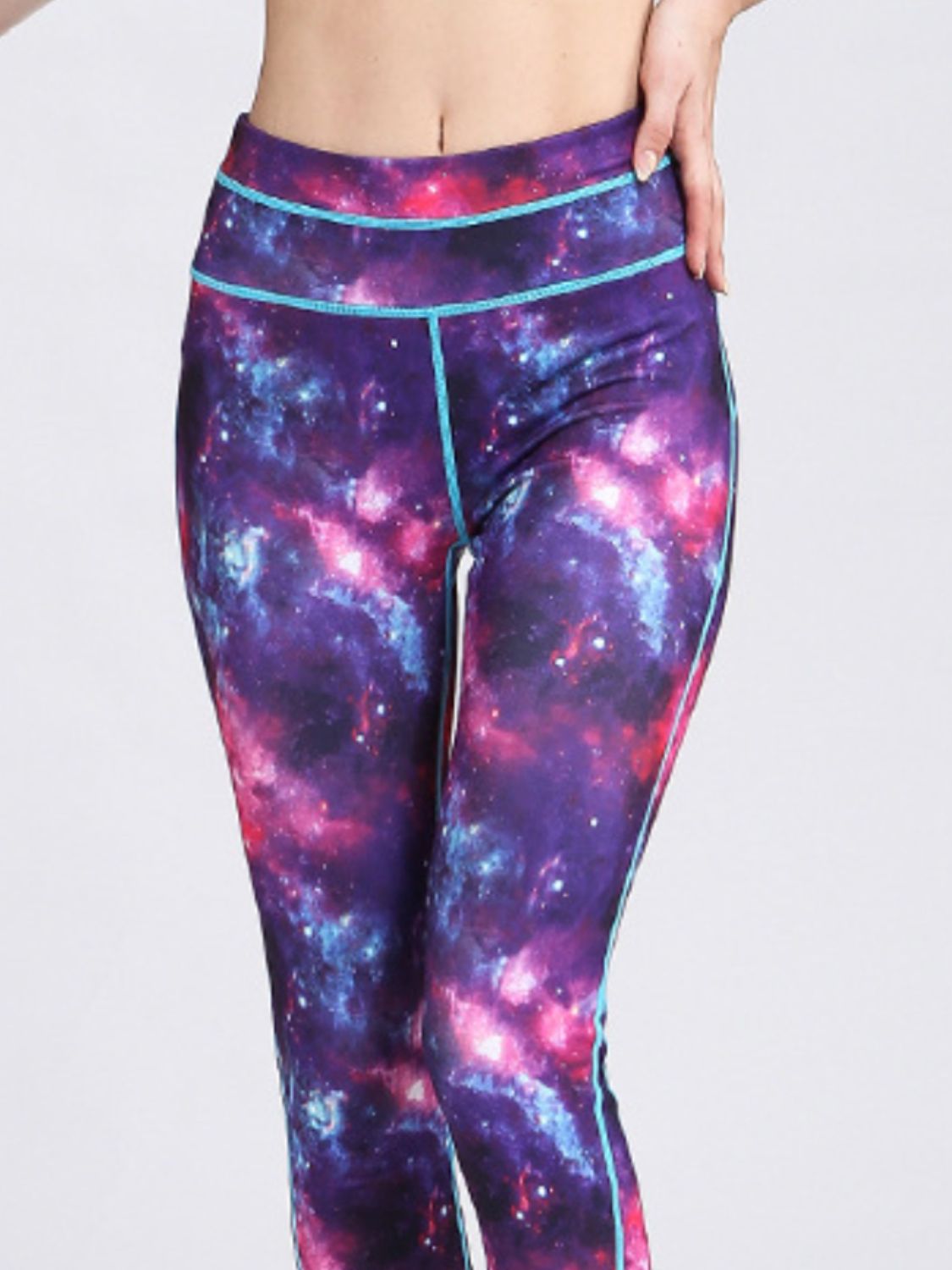 Active Leggings Tie-Dye Printed High Waist Colorful Highly stretchy 92f58318-4559-443f-bda7-b3b22dcbeb63-Max Trendsi