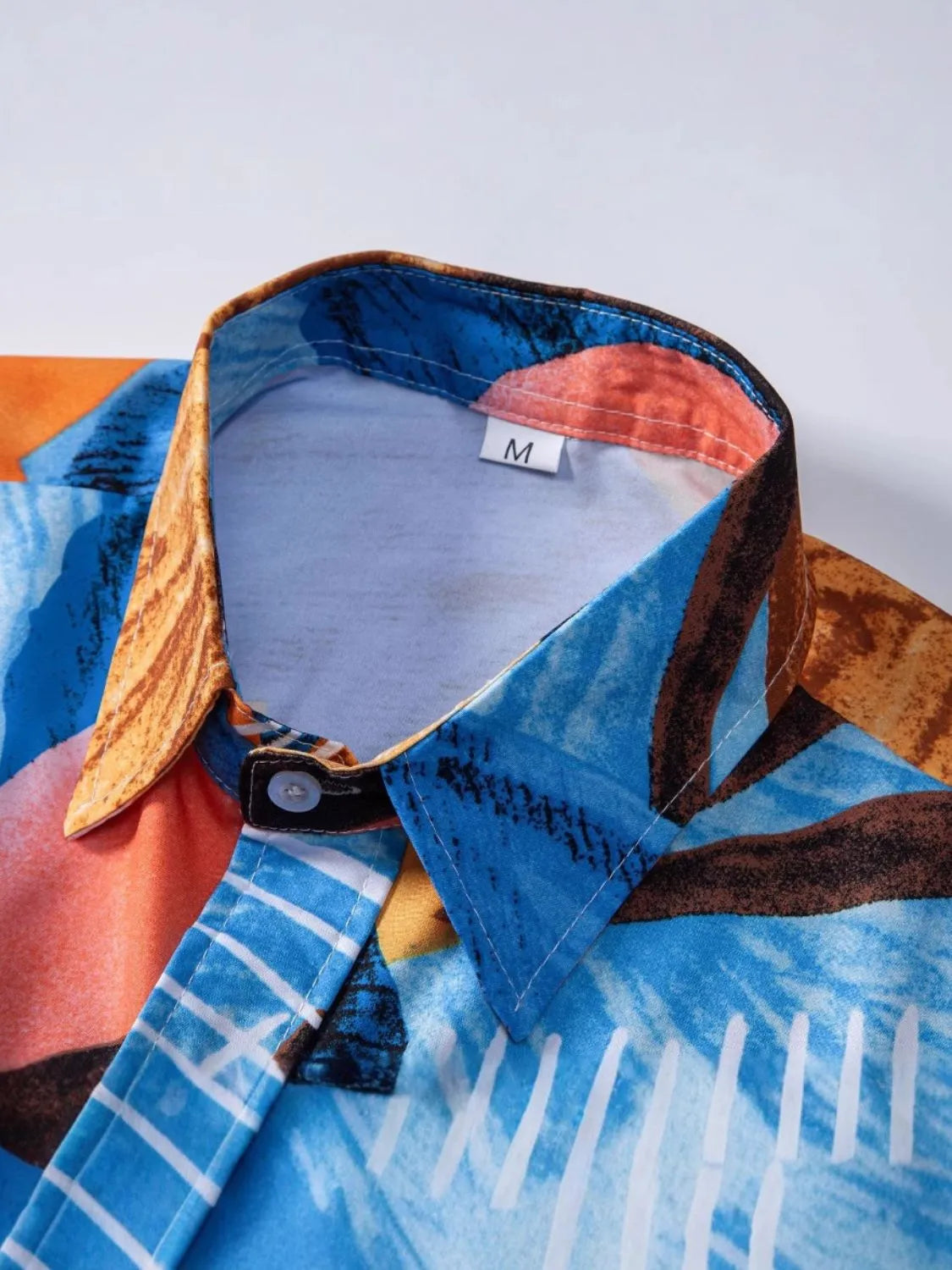 Men's Button-Up Shirt Tropical Print Short Sleeve Summer Lightweight Top 9318cc8e-2bd9-42a0-8239-8e349fa29c03-Max-Origin Trendsi