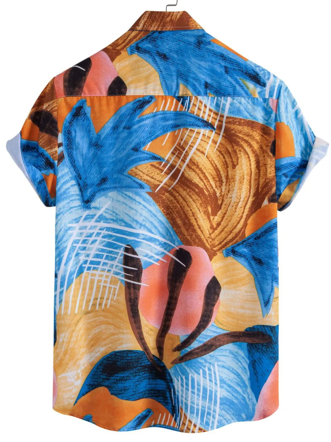 Men's Button-Up Shirt Tropical Print Short Sleeve Summer Lightweight Top 931be61e-f1be-4659-ae5a-45057c1efccf-Max-Origin Trendsi