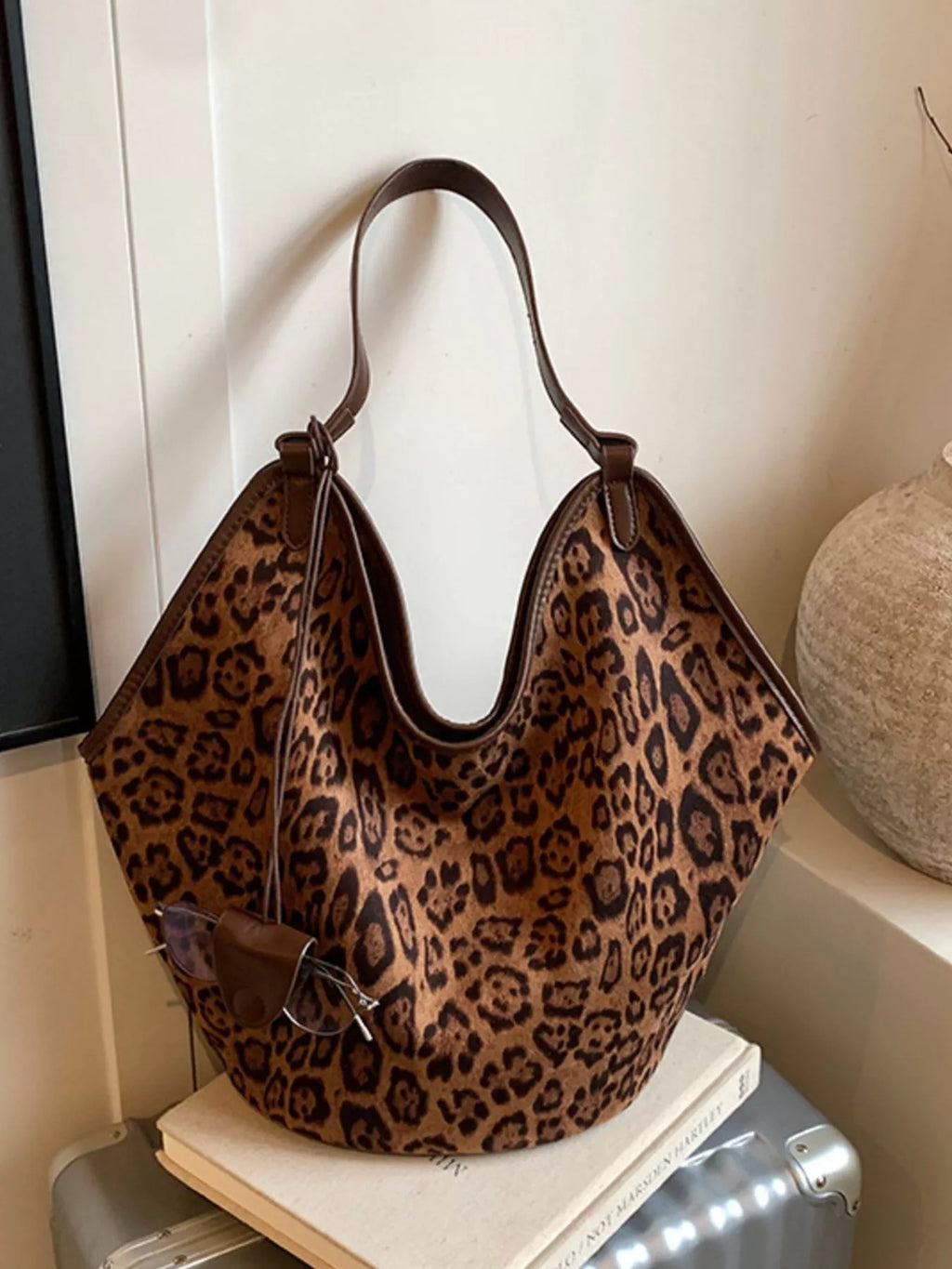 Womens Tote Bag Leopard Print Large Pu Leather Handbag Camel onesize 93abda82-622f-42a7-b876-f6fb8a2d0d39-Max-Origin Trendsi
