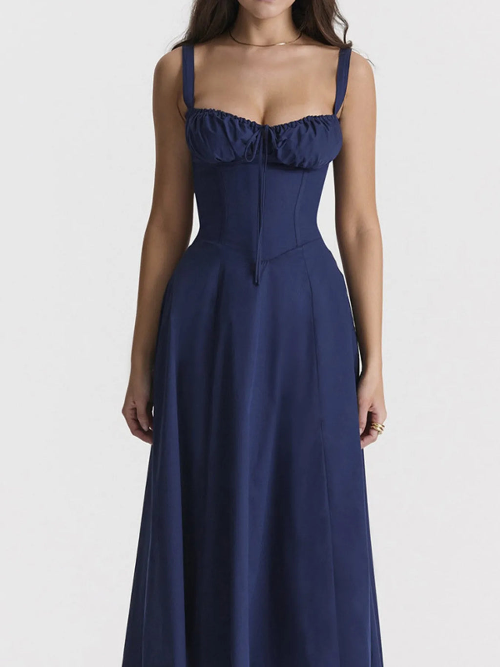 Midi Cami Dress Side Slit Sweetheart Tied Neck Floral with Straps S-3XL 93ce385b93654a11b176f1007c97820e-Max-Origin Trendsi