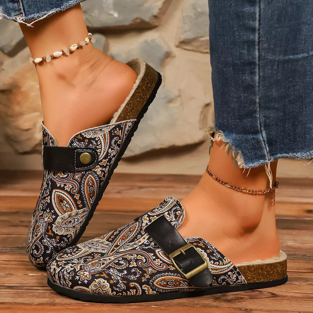 Women's Slip-Ons Colorful Paisley Print Round Toe Flats Shoes 948e77e35a4449aaab9798f864fd080e-Max-Origin Trendsi