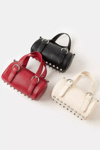 Fame Accessories Cylinder Hand Bag Red Faux Leather Small Buckle Strap 94d5b2cd-f918-4472-bbce-f9508fcd7ed7-Max-Origin Trendsi