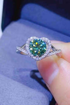Adored Heart Ring 1 Carat Moissanite in 925 Sterling Silver 9509f0c7e1de4b3584e81e1be1e95877-Min Trendsi