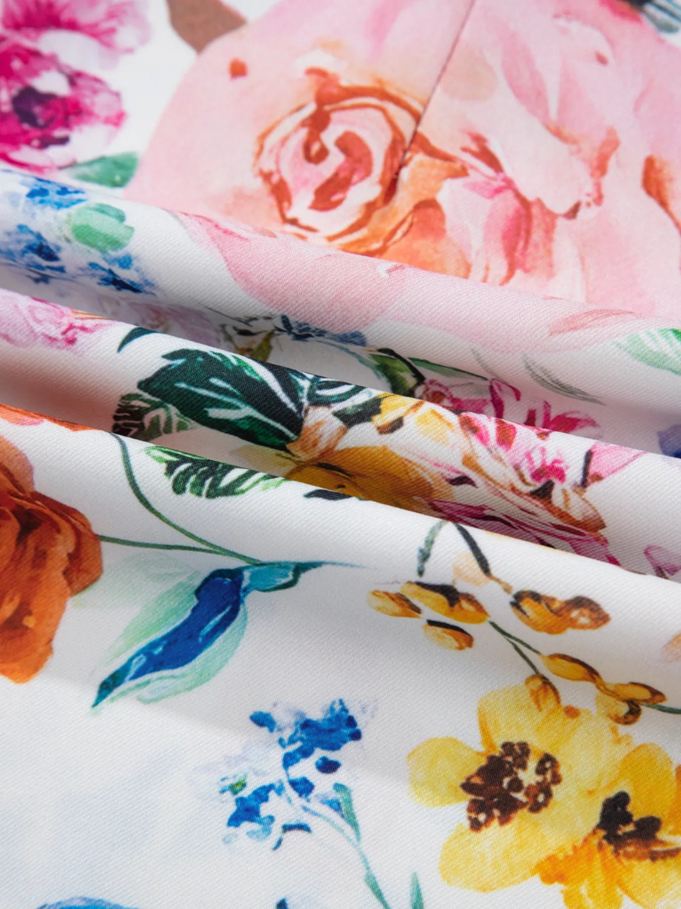 Floral Mini Dress Cap Short Sleeve Round Neck Back Zipper 9544ee629fff46caa6c520122f5d91bd-Max-Origin Trendsi