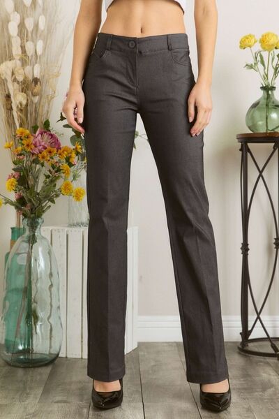 Mittoshop Straight Pants Solid Color with Pockets Plus Sizes CHARCOAL 9571d457-f7ac-4087-8b7f-3548f186b110-Min Trendsi
