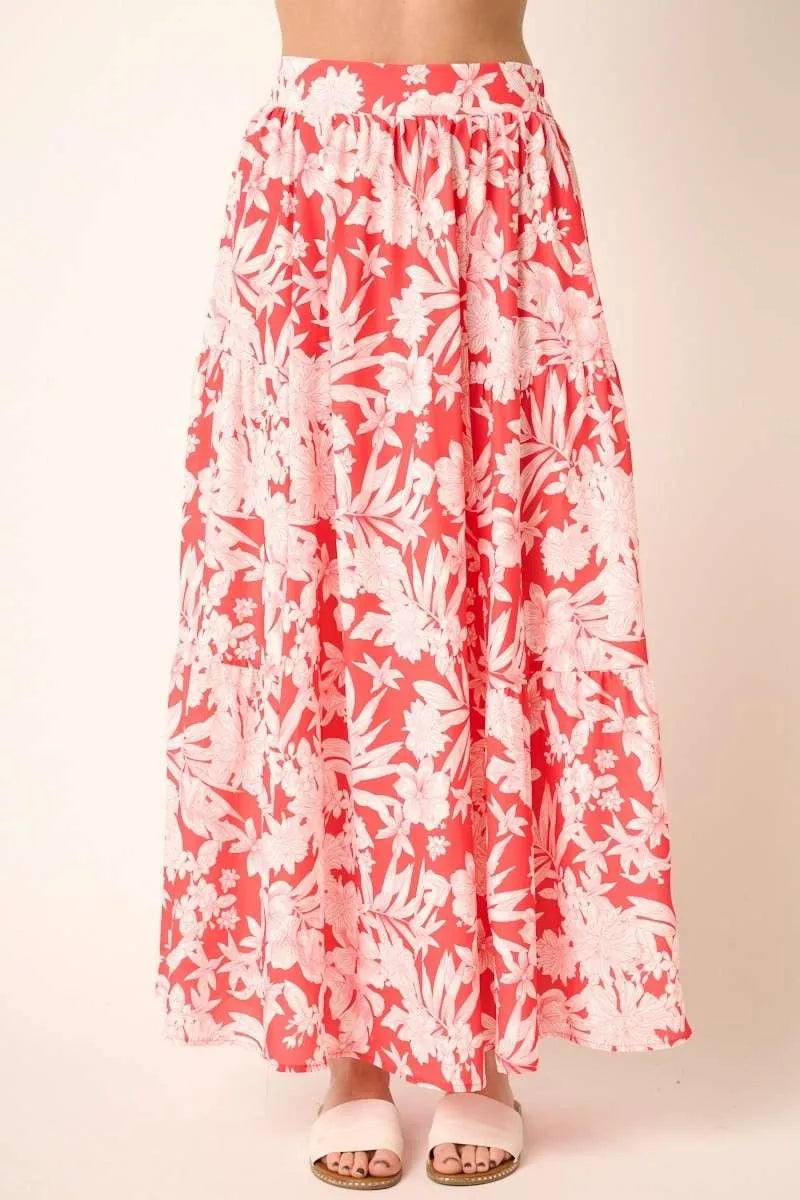 Mittoshop Top and Skirt Set Coral Tropical Print Ruffled Maxi Floral 95acce5781e54a6d9d77c92e6549b3fc-Max-Origin Trendsi