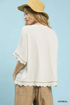 Umgee Womens Blouse Linen Blend Scallop Trim Top 95d52fd2-2480-48a2-b0d1-ddfcdf95cc74-Max-Origin Trendsi