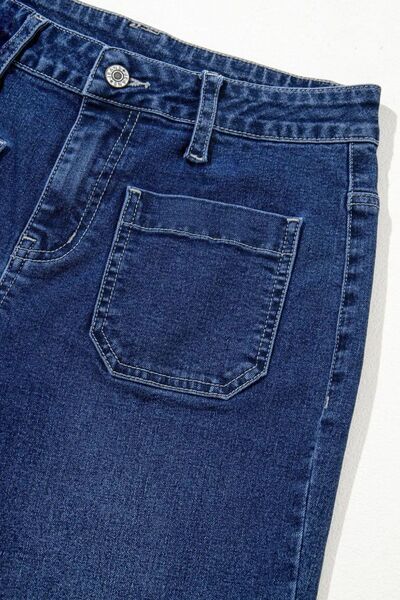 Women's Jeans Medium Washed Wide Leg Front Pockets Denim Pants S-2XL 963081c4-872e-4189-8c9a-5a6aa42e4ea4-Min Trendsi