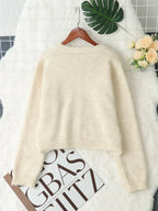 Women's Cardigan Colorful Button-Up Ribbed Hem with Chest Pocket 9664d88fc5d743469548c832aa7726bd-Max-Origin Trendsi