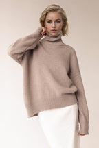Basic Bae Turtleneck Sweater Viscose Long Sleeve Oversized Knitwear 96c7b42d-77c4-41e1-82dc-7a4cee66f729-Max Trendsi