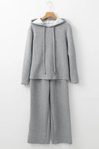 Outfit Set Drawstring Long Sleeve Hooded Top and Pants Set 9723747c-7ce7-48ae-9f71-31a5e8b6dbe2-Max Trendsi