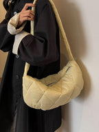 Quilted Polyester Large Crossbody Bag Zipper Hobo Handbags 97a1c36d-63e3-46dc-8f42-444536fa4961-Max Trendsi