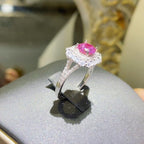 Silver Ring 1 Carat Moissanite Zircon 925 Sterling Jewelry 98571d8a-ac47-400c-ab62-84d40e9f04c8-Max Trendsi
