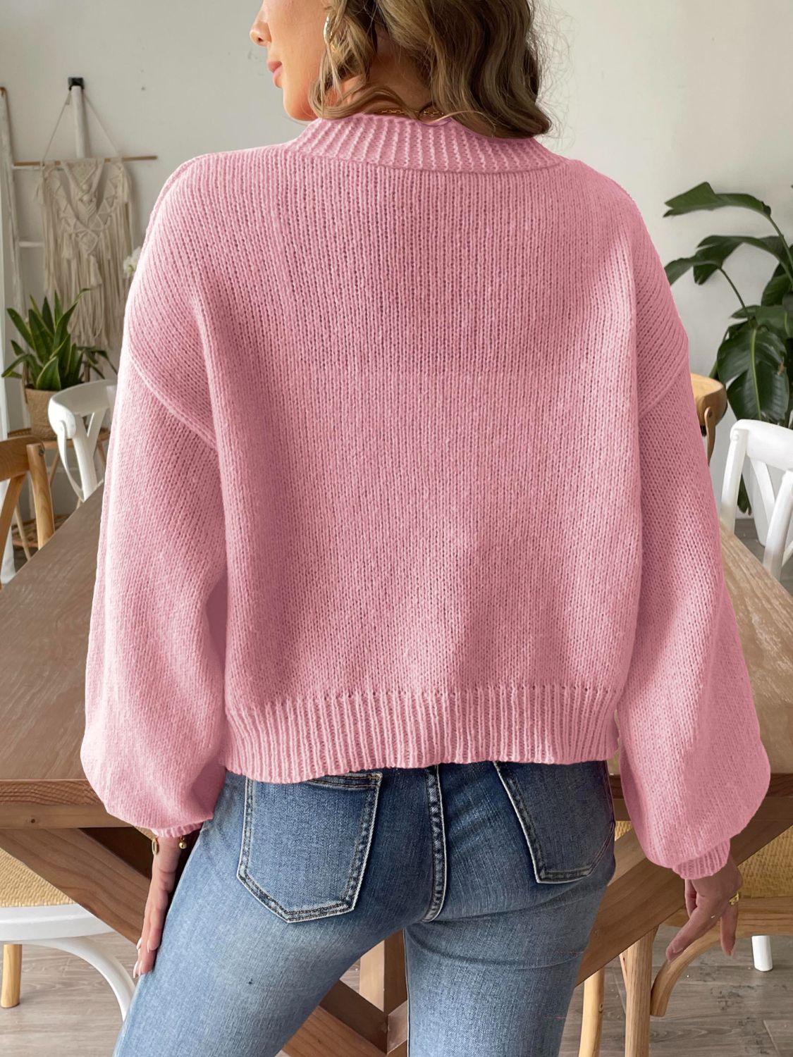 Knit Cardigan Open Front Long Sleeve Knitwear 98b9e277-b9ce-4bd5-a8e2-4f4e5a4d40e5-Max Trendsi